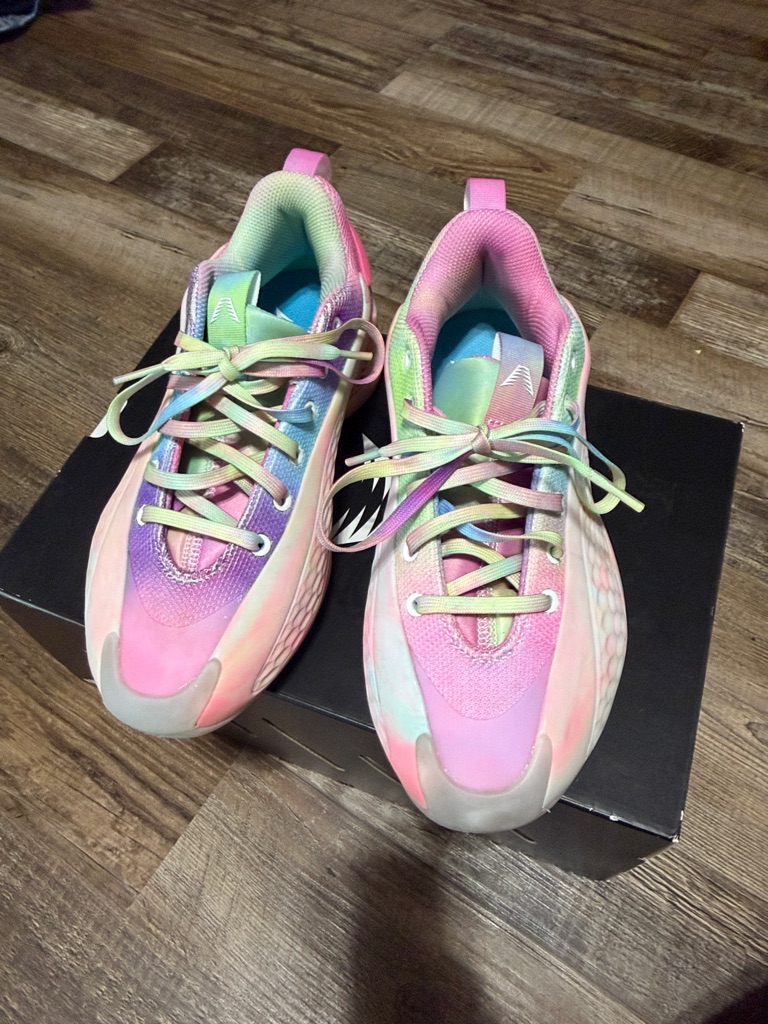 Adidas Pastel Multicolor Running Sneakers - Anthony Edwards 1 J Low